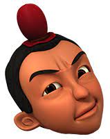 Gambar Kepala Karakter Upin Ipin Format Png Menggambar Kepala Gambar Png