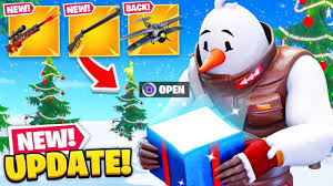 You can get the free 'wolly warrior' skin from fortnite's winterfest presents a little early, but you might need to make a new account to do it. V15 10 Fortnite Winterfest 2020 Update New Ltm Planes Are Back More L Zhanxg Youtube