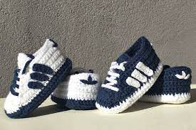 zapatos zapatitos bebe crochet recien nacido patucos talla 8 5 cm estilo adidas bebes ropa calzado y complementos calz tig isi bebek converse ayakkabilar