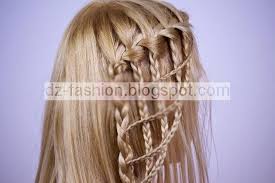 طريقة عمل جديلة شعر سهلة وبسيطة Dz Fashion Waterfall Braid Hairstyle Hairstyle Hair