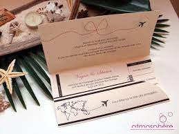 Faire Part Billet D Avion Theme Voyage Mer Et Iles Faire Part Mariage Voyage Faire Part Theme Voyage Faire Part Mariage