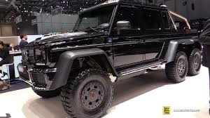 2015 Mercedes G63 Amg 6x6 Brabus 700 Exterior And Interior Walkaround 2015 Geneva Motor Show Mercedes G63 Mercedes G63 Amg