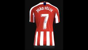 Back atletico madrid all the way this la liga season by getting those famous red and white colours of the atletico madrid kit for yourself. Joao Felix Back Signed Atletico Madrid 2019 20 Home Shirt Charitystars
