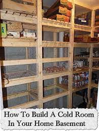 Diy cold room build storage in basement. 18 Basement Cold Storage Ideas Cold Storage Root Cellar Storage Room