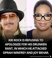 Kid Rock's Drunken Rant Against Oprah Winfrey and Joy Behar