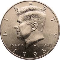 1995 P Kennedy Half Dollar Value Cointrackers