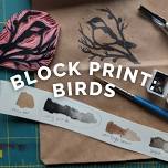 Block Print: Birds