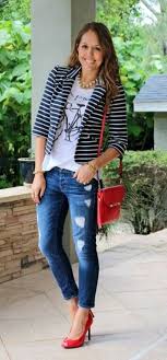 Black And White Striped Blazer Womens 50 Trends You May Have Missed About Black And White Striped Blazer Womens Striped Blazer Outfit Striped Blazer Fashion