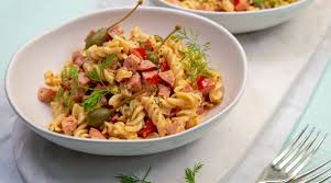 During this period, lactic acid fermentation takes place, rendering a sour taste. Swedish Sausage Pasta Fresh