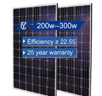 Mono 250w 300W Solar Panel - Waterproof PV Module for Solar ...