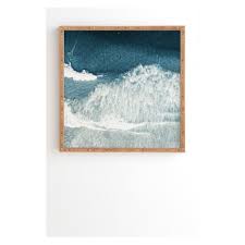 100% satisfaction policy · weekly promotions 30 X 30 Ingrid Beddoes Ocean Surfers Framed Wall Art Blue Society6 Target