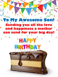 Birthday ecards funny ecards greetingspring.com greeting cards backgrounds. Fabulous Chocolate Cake Happy Birthday Card For Son From Mother Birthday Greeting Cards By Davia Birthday Cards For Son Happy Birthday Candles Happy Birthday Friend