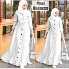 Kita bisa menunjukkan jati diri sebagai seorang muslim dan menunjukkan berpakaian sesuai dengan anjuran agama juga bisa terlihat modis. Baju Gamis Maxi Wanita Murah Guenesa Dress Gamis Muslim Wanita Dewasa Shopee Indonesia
