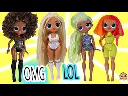 Omg Lol Surprise Big Sisters Dress Up Fashion Style Clothing Shoes Blind Bags New Video Youtube Lol Dolls Cookie Swirl C Baby Dolls
