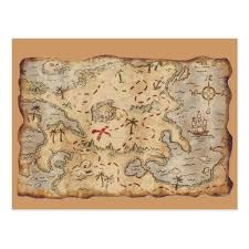 Treasure Map Postcard Zazzle Com Pirate Treasure Maps Treasure Maps Pirate Maps