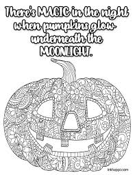 The spruce / miguel co these thanksgiving coloring pages can be printed off in minutes, making them a quick activ. Halloween Coloring Pages And Some Fun Halloween Sayings Inkhappi