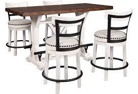 To find the correct bar stool seat height for your bar, all you have to do is follow the same procedure listed for measuring counter stools. Signature Design By Ashley Valebeck 465247985 5 Piece Counter Height Table Set Beck S Furniture Pub Table And Stool Sets