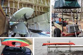 So, the first thing i did when i got a new car was figure out how to make my own set of soft roof racks based on the design of the set i had at home. 10 Diy Kayak Racks That We Think You Ll Love Tinktube