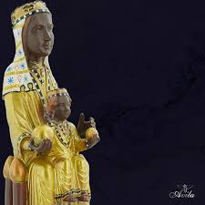 Our lady of montserrat or the virgin of montserrat is a marian title associated with a statue of the madonna and child venerated at the santa maria de montserrat monastery on the montserrat mountain in catalonia, spain. Mother Mary Of Montserrat Statue Catholic Devotion Shopee Singapore