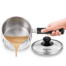 Whether warming milk for a cosy cup of cocoa or making the perfect pasta sauce for a. Buy Hawkins Stainless Steel Induction Compatible Tpan Saucepan With Glass Lid Capacity 1 5 Litre Thickness 4 7 Mm Silver Sst15g Online At Low Prices In India Amazon In