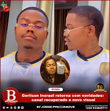 Gerilson Insrael retorna com novidades: canal recuperado e novo visual O  talentoso músico angolano Gerilson Insrael está de volta em grande estilo!  Recentemente, ele anunciou a recuperação de seu canal no YouTube,