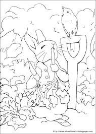 Peter Rabbit Coloring Pages 7 Vectories Com Peter Rabbit And Friends Rabbit Colors Colouring Pages
