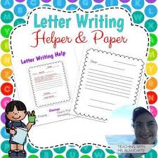 Letter Writing Anchor Chart Paper