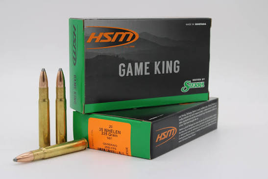 35 Whelen, 225gr, GameKing, 20 Rounds – HSM Ammunition