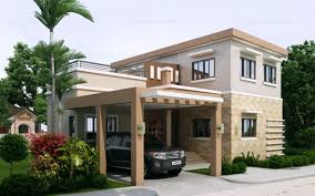 Roof is long span roofing dark colored sloping in 2 directions only. Double Story With Four Bedrooms House Plan Everyone Will Like Acha Homes