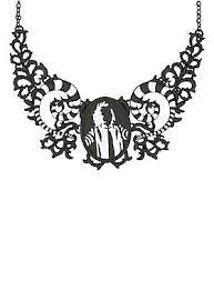 Beetlejuice Sandworm Cameo Necklace Cameo Necklace Beetlejuice Beetlejuice Sandworm