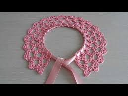 How To Make A Cute Crochet Collar Diy Style Tutorial Guidecentral Crochet Collar Pattern Collars Diy Crochet Collar