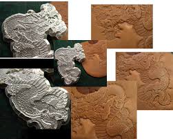 When you are ready to move on, take advantage of your computer and print out what you wish to carve in whatever fancy fonts you choose. Dragon Pattern Hand Work Unique Design Leather Working Tools Carving Punches Stamp Craft Leather With Leather Carving Tools Carving Aliexpress