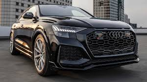 2021 Audi Rsq8 600hp Orca Black Black Optics Details Acceleratio Audi Q7 Black Audi Audi Rs