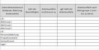 Check spelling or type a new query. Unfallanalyse Und Betriebliche Unfallstatistik Excel Vorlage Weka