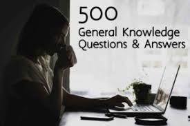 Take a twenty question general knowledge quiz on jetpunk.com. 500 General Knowledge Questions Gk Question And Answer