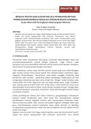 Jul 16, 2021 · pengertian poster beserta jenis dan cirinya. Http E Journal Stkipsiliwangi Ac Id Index Php Semantik Article View 100 93