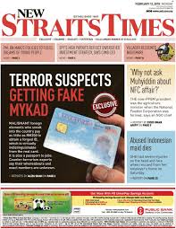 Jul 8, 2021, 7:16 pm. Get Your Digital Copy Of The News Straits Times 12 February 2018 Issue