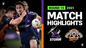 The tricolours will travel up to queensland on saturday afternoon after enjoying the bye in round 13 to take on the 12th placed titans on their home turf. Storm V Wests Tigers Match Highlights Round 15 2021 Telstra Premiership Nrl Youtube