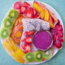 Springroll Les Springrolls Les Jolis Petits Roules Qui Font De L Effet Elle A Table Recette Kiwi Fruit Du Dragon Fruits