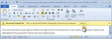 Open ms word program, click to file tab. How To Recover Unsaved Deleted Word Documents 2010 2007 100 Work