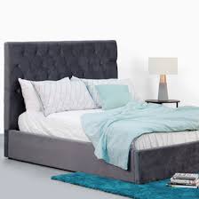 Dukeliving charlie metal bed frame white (double, queen). Buy Queen Size Bed Frames Online In Singapore Hipvan