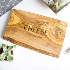 Personalised Olive Wood Chopping Cheese Board Personalised Chopping Board Mother S Day Projects Personalized Cheese Board