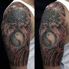 «@tattooistayberk @t.a.tasarim yin yang wolf tattoo». 60 Yin Tang Tattoos For Men Contrasting Chinese Designs