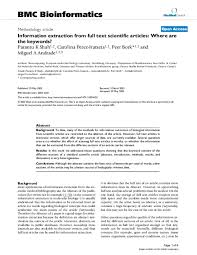 Below is an sample of how to write an abstract for a lab report in chemistry (or rather biochemistry) within typical word count limits: Keywords In Abstract Example