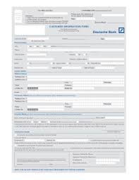Application form for unsecured business loan: Deutsche Bank Account Opening Form Pdf Fill Online Printable Fillable Blank Pdffiller