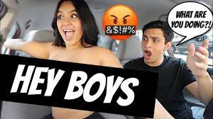 Taking OFF My Layers While He DRIVES To See His Reaction... **bad idea** -  YouTube
