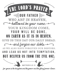 The Lord S Prayer Free Printable Sincerely Sara D Home Decor Diy Projects Printable Prayers Our Father Prayer The Lords Prayer