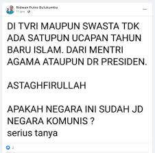 We did not find results for: Cek Fakta Presiden Menag Dan Tv Nasional Tidak Mengucapkan Selamat Tahun Baru Islam Ini Faktanya
