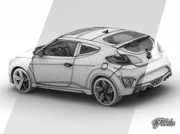 Hyundai Veloster Turbo 3d Model Hyundai Veloster Veloster Turbo Hyundai