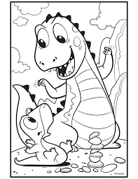 These coloring pages from crayola include turkeys, food, pilgrims, cornucopias, and more. Color Our Free Trex Coloring Page That S A Cute Cartoon Dinosaur Coloring Page For Kids Downlo Dinosaur Coloring Pages Free Coloring Pages Cool Coloring Pages